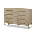 Featuring Rosedale Yucca Oak Veneer 8 Drawer Dresser by Four Hands at Amethyst Home. Introducing our Rosedale Yucca Oak Veneer 8 Drawer Dresser. With its elegant design and luxurious Yucca Oak veneer finish, this dresser is a perfect addition to any bedroom. Featuring 8 spacious drawers, it provides ample storage for your clothing and accessories. Upgrade . Amethyst Home provides interior design, new home construction design consulting, vintage area rugs, and lighting in the Scottsdale metro area.