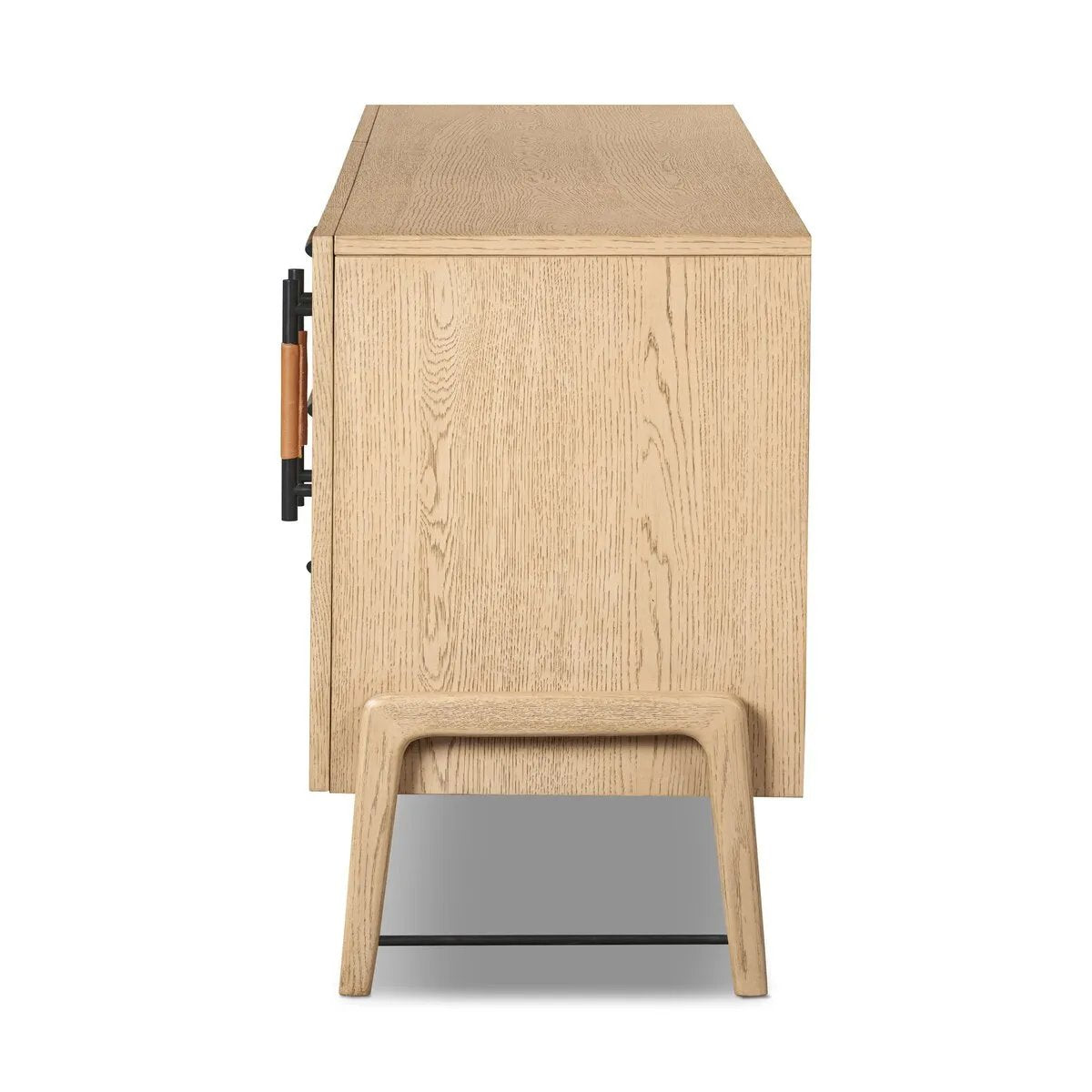 Featuring Rosedale Yucca Oak Veneer Media Console by Four Hands at Amethyst Home. Introducing the Rosedale Yucca Oak Veneer Media Console - the perfect addition to your home entertainment setup. With its sleek design and durable oak veneer, this media console is the ideal choice for organizing your media devices and displaying them with style.
Overall Dimensio. Amethyst Home provides interior design, new home construction design consulting, vintage area rugs, and lighting in the Dallas metro area.