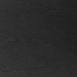 Elevate your bedside storage with a nightstand of black-finished oak. A smooth top pairs with a single drawer front of woven paper cord for a dark, rich look that will work into your bedroom collection beautifully Amethyst Home provides interior design, new home construction design consulting, vintage area rugs, and lighting in the Calabasas metro area.