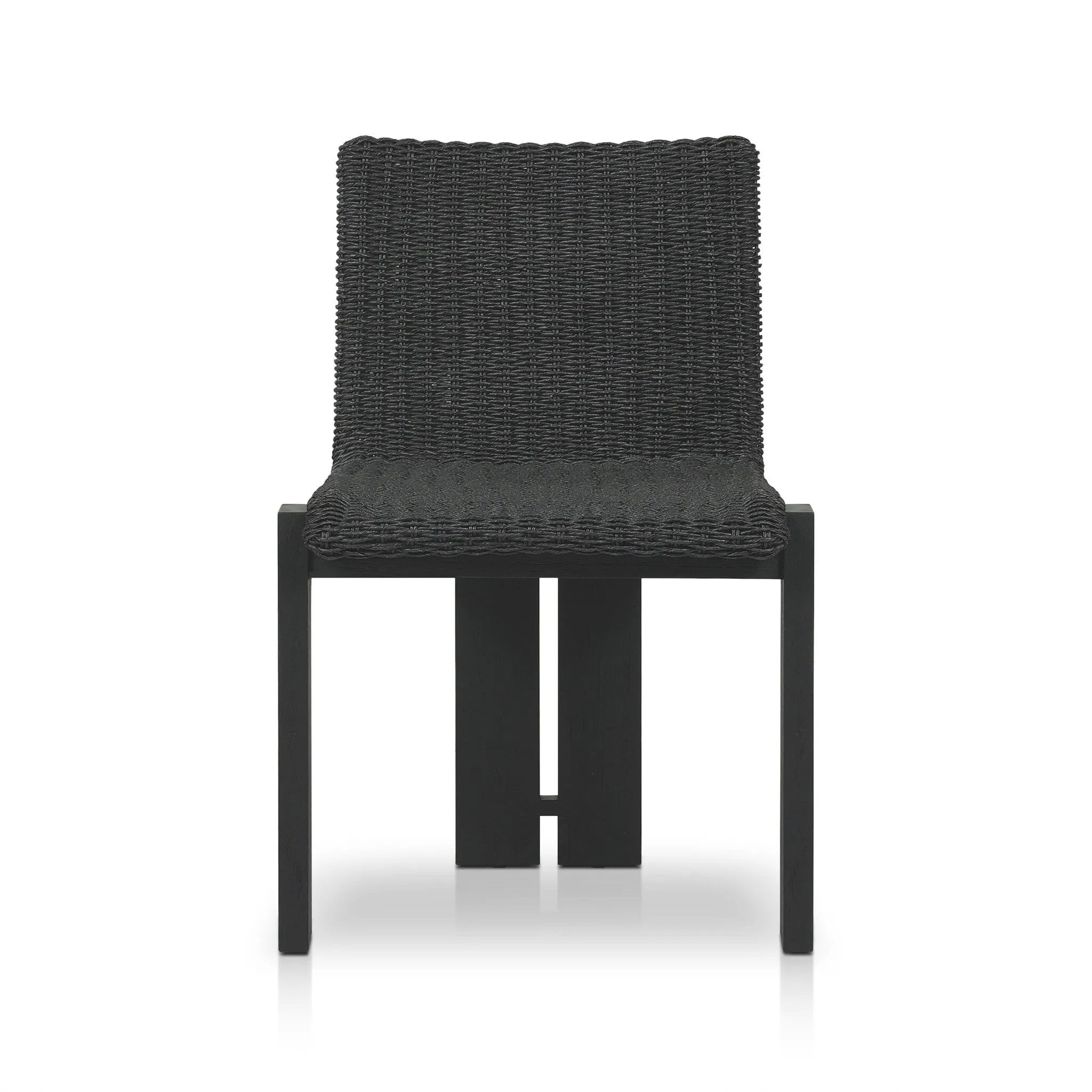 Featuring Roxy Faux Black Hyacinth Outdoor Dining Chair by Four Hands at Amethyst Home. Expertly crafted for outdoor use, the Roxy Faux Black Hyacinth Dining Chair combines style and functionality. Its durable construction makes it perfect for outdoor dining, while its elegant design adds a touch of sophistication to any space. Get ready to elevate your outdo. Amethyst Home provides interior design, new home construction design consulting, vintage area rugs, and lighting in the Seattle metro area.