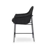 Featuring Suerte Arashi Ink Outdoor Stool by Four Hands at Amethyst Home. Crafted from durable and weather-resistant materials, the Suerte Arashi Ink Outdoor Stool is the perfect addition to any outdoor space. With its sleek design and sturdy construction, this stool offers both style and functionality. Enjoy the outdoors in comfort and style with the Suer. Amethyst Home provides interior design, new home construction design consulting, vintage area rugs, and lighting in the Des Moines metro area.