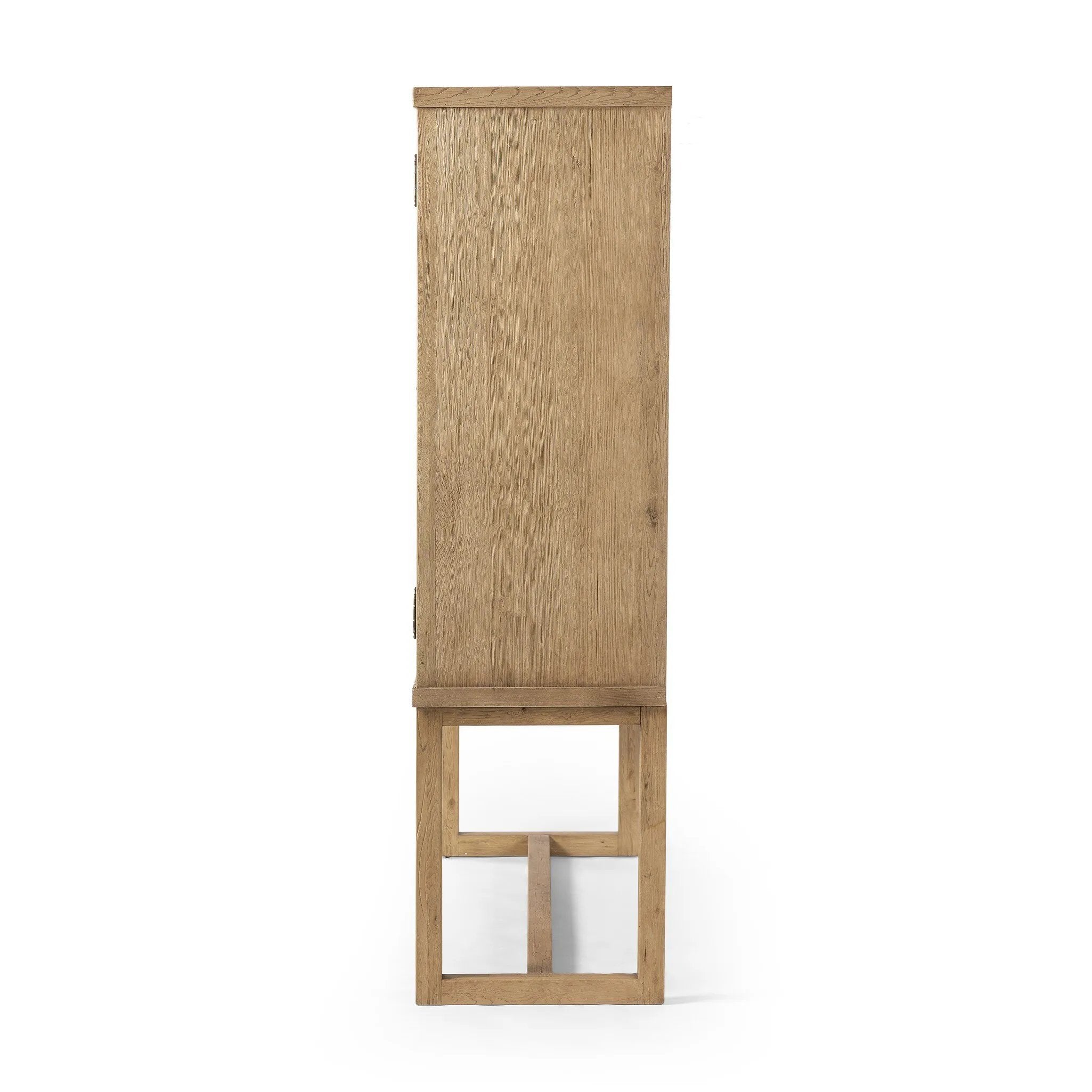 Featuring Tamara Worn Oak Cabinet by Four Hands at Amethyst Home. Worn oak cabinetry with paneled doors, all atop an elevated stand. With natural cracks for character, this piece can be styled just about anywhere, bringing with it bonus storage and vintage charm.
Overall Dimensions: 19.25" L x 60.5 " W x 69.5" H
Collection: CordellaColors: Worn Oak VeneerMat. Amethyst Home provides interior design, new home construction design consulting, vintage area rugs, and lighting in the Portland metro area.