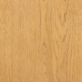 Worn oak sideboard with paneled doors, all atop an elevated stand. With natural cracks for character, this piece brings bonus storage and vintage charm to dining spaces Amethyst Home provides interior design, new home construction design consulting, vintage area rugs, and lighting in the Newport Beach metro area.