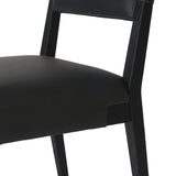 Featuring Tamari Brickhouse Black Dining Chair by Four Hands at Amethyst Home. Indulge in the luxurious experience of dining with our Tamari Brickhouse Black Dining Chair. With its sleek and sophisticated design, this chair is sure to elevate any dining space. Comfortable and elegant, it's the perfect addition to your upscale lifestyle.
Overall Dimensions: 19.. Amethyst Home provides interior design, new home construction design consulting, vintage area rugs, and lighting in the Boston metro area.