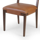 Featuring Tamari Sonoma Chestnut Dining Chair by Four Hands at Amethyst Home. Upgrade your dining experience with the Tamari Sonoma Chestnut Dining Chair. Made with high-quality materials, this chair provides comfortable seating while adding a touch of elegance to your dining room. Its sleek design and sturdy construction make it the perfect addition to any ho. Amethyst Home provides interior design, new home construction design consulting, vintage area rugs, and lighting in the Dallas metro area.