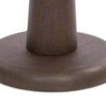 Featuring Tennon Russet Mango Table Lamp by Four Hands at Amethyst Home. This Seventies-inspired table lamp combines a low, curved metal shade with a classic brass finial and wooden base. Perfect in a home office or on your nightstand as a bedside reading lamp. Overall Dimensions: 14.00"w x 14.00"d x 16.00"h. Amethyst Home provides interior design, new home construction design consulting, vintage area rugs, and lighting in the Houston metro area.