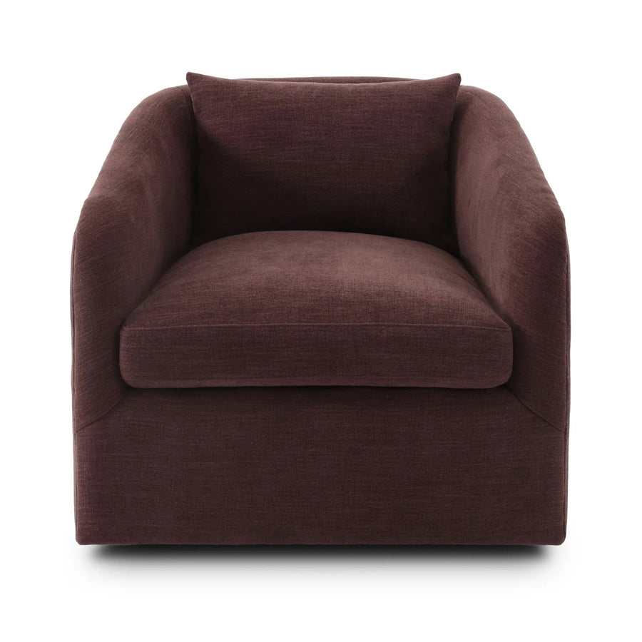 Topanga Swivel Chair - Laughlin Plum | shipping 07/29/2026