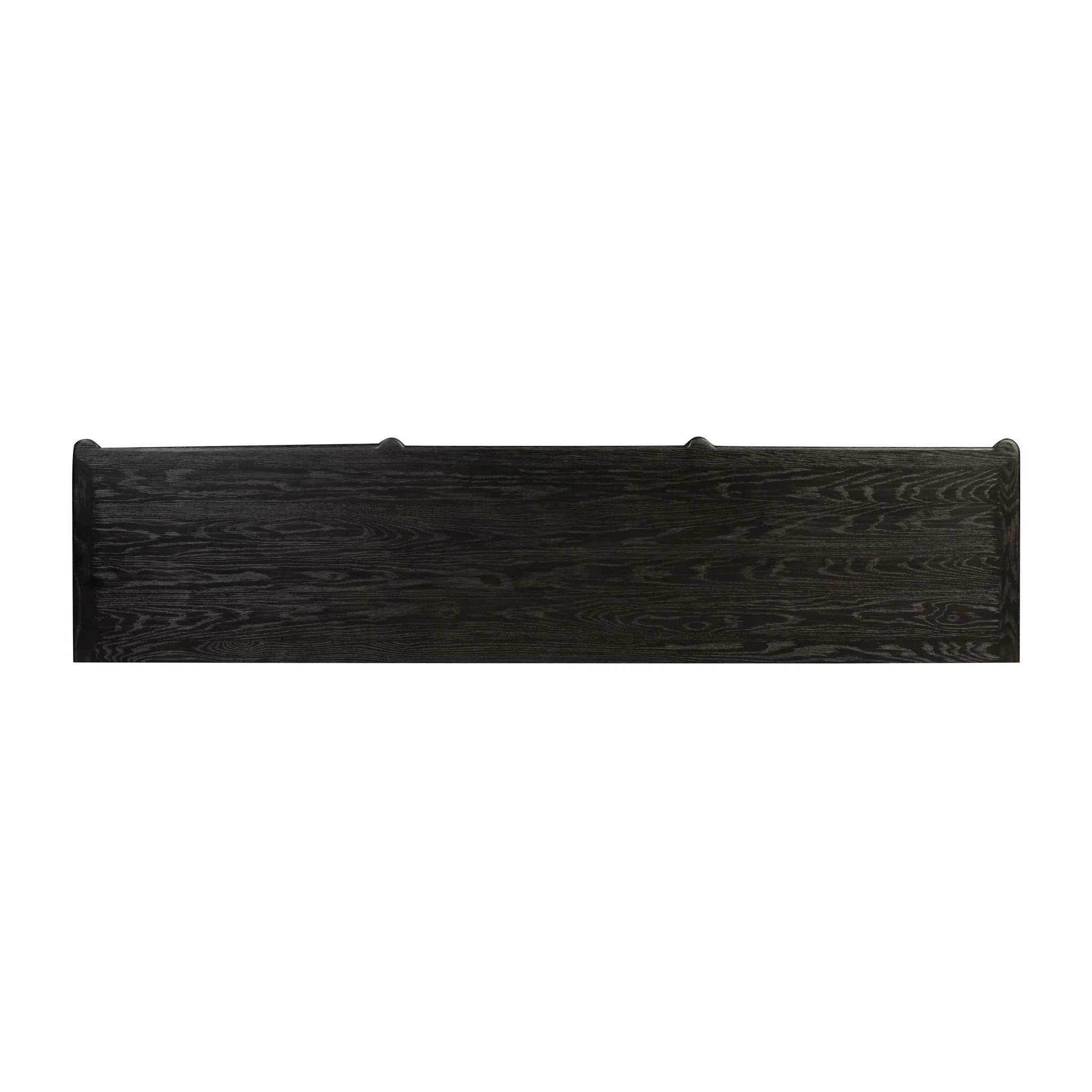 Made from distressed black-finished oak with slim legs, nine drawers bring antique European vibes to modern bedroom styling. This item has been modified to comply with the STURDY Act. See a full list of modified products and data changes in the “STURDY Act” file in the Downloads section below Amethyst Home provides interior design, new home construction design consulting, vintage area rugs, and lighting in the Los Angeles metro area.