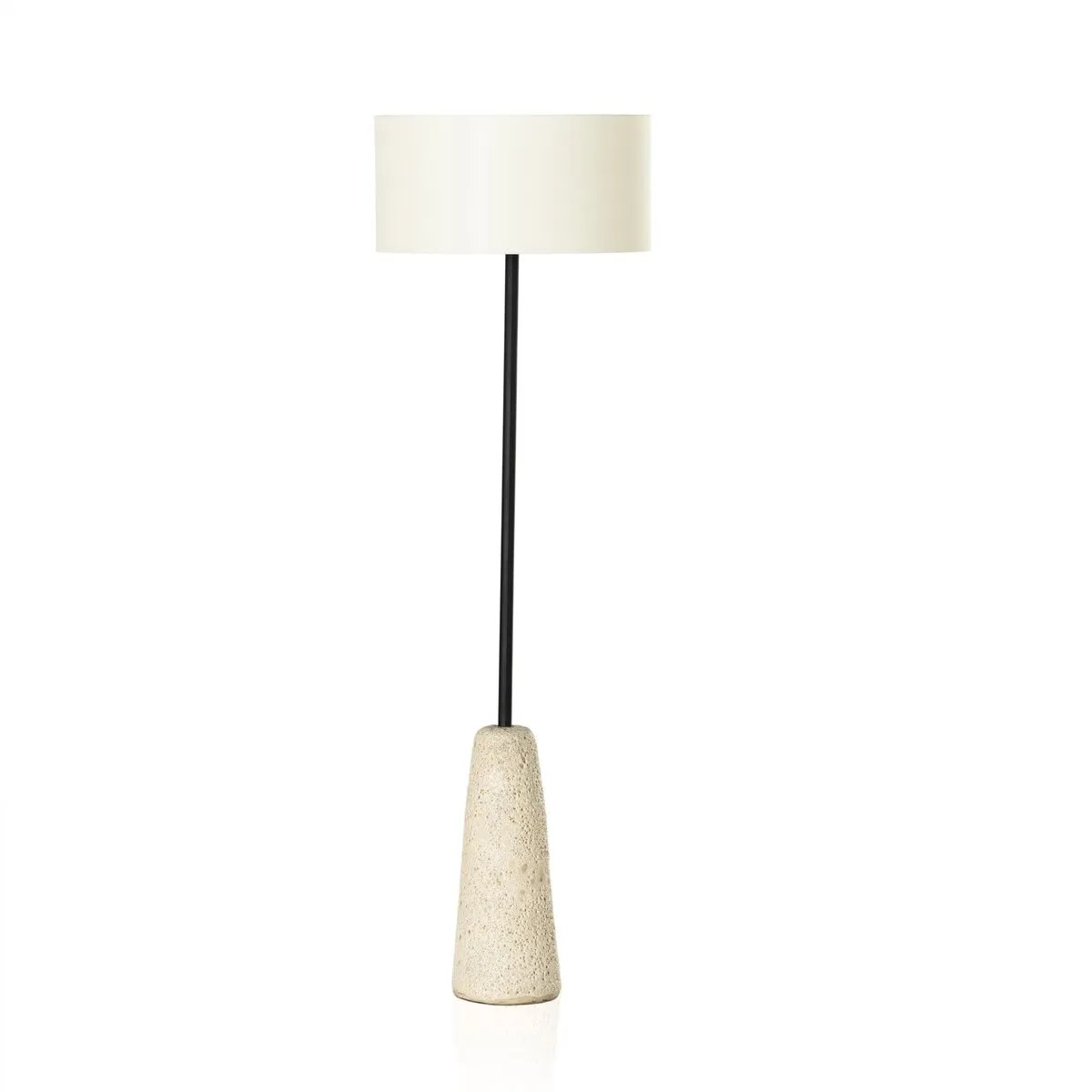 Featuring Wren Reactive White Glaze Floor Lamp by Four Hands at Amethyst Home. Paired with a slim, black-finished iron post, a tapered ceramic base is finished with a white reactive glaze, making each piece truly unique with subtle variations. An ivory linen shade keeps things looking light and airy.
Size: 20"w x 20"d x 64.00"hWeight : 19.16 lbsMaterials : . Amethyst Home provides interior design, new home construction design consulting, vintage area rugs, and lighting in the Park City metro area.