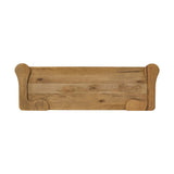 Thick, curvy and rounded sides give this bookcase its playful character inspired by soft Brutalism. Made from light, solid oak, substantial shelving provides generous space for books, photos and keepsakes Amethyst Home provides interior design, new home construction design consulting, vintage area rugs, and lighting in the Nashville metro area.