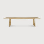 Featuring Geometric Oak Meeting Table by Ethnicraft at Amethyst Home. In the Geometric collection, shapes intersect in unexpected ways, creating playful contrasts with light and shadow at every angle. The Geometric meeting table elevates a professional space with softened edges and natural lines at play, adding volume and practical comfort further enhanced by integrated wire ma. Amethyst Home provides interior design, new construction, custom furniture, and area rugs in the Laguna Beach metro area