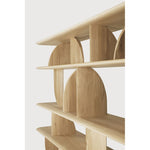 Featuring Geometric Oak Rack by Ethnicraft at Amethyst Home. In the Geometric collection, shapes intersect in unexpected ways, creating playful contrasts with light and shadow at every angle. The Geometric rack offers an eyecatching display for treasured objects and mementos.Weight : 243 lb Dimensions: 87.5 in W x 18.5 in L x 54.5 in HAdjustable Feet : NoBrushed : NoCollection : Ge. Amethyst Home provides interior design, new construction, custom furniture, and area rugs in the Portland metro area