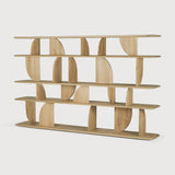 Featuring Geometric Oak Rack by Ethnicraft at Amethyst Home. In the Geometric collection, shapes intersect in unexpected ways, creating playful contrasts with light and shadow at every angle. The Geometric rack offers an eyecatching display for treasured objects and mementos.Weight : 243 lb Dimensions: 87.5 in W x 18.5 in L x 54.5 in HAdjustable Feet : NoBrushed : NoCollection : Geome. Amethyst Home provides interior design, new construction, custom furniture, and area rugs in the Tampa metro area