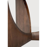 Featuring Geometric Teak Brown Round Dining Table by Ethnicraft at Amethyst Home. In the Geometric collection, shapes intersect in unexpected ways, creating playful contrasts with light and shadow at every angle. Inspired by the bestselling side table, the round Geometric dining table makes a practical statement.Weight : 176 lbDimensions:  64.5 in W x 64.5 in L x  14.5 in HAdj. Amethyst Home provides interior design, new construction, custom furniture, and area rugs in the Newport Beach metro area