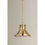 The Highclere family blends industrial and classic elements to create a modern, elevated basic. Etched for added texture, the clear optic glass shade creates a beautiful diffusion of light while the bell-shaped silhouette of the shade is accented by Mark D. Sikes' signature brass screw detailing. Amethyst Home provides interior design, new home construction design consulting, vintage area rugs, and lighting in the San Diego metro area.