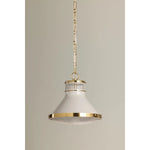 The Highclere family blends industrial and classic elements to create a modern, elevated basic. Etched for added texture, the clear optic glass shade creates a beautiful diffusion of light while the bell-shaped silhouette of the shade is accented by Mark D. Sikes' signature brass screw detailing. Amethyst Home provides interior design, new home construction design consulting, vintage area rugs, and lighting in the Portland metro area.