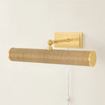 Whether you want to bring more attention to artwork or highlight a wall shelf of your favorite things, Holly is up to the task. This plug-in picture light now comes in an Aged Brass or Natural Grasscloth finish to create a more traditional or distinctive look. Amethyst Home provides interior design, new home construction design consulting, vintage area rugs, and lighting in the Miami metro area.