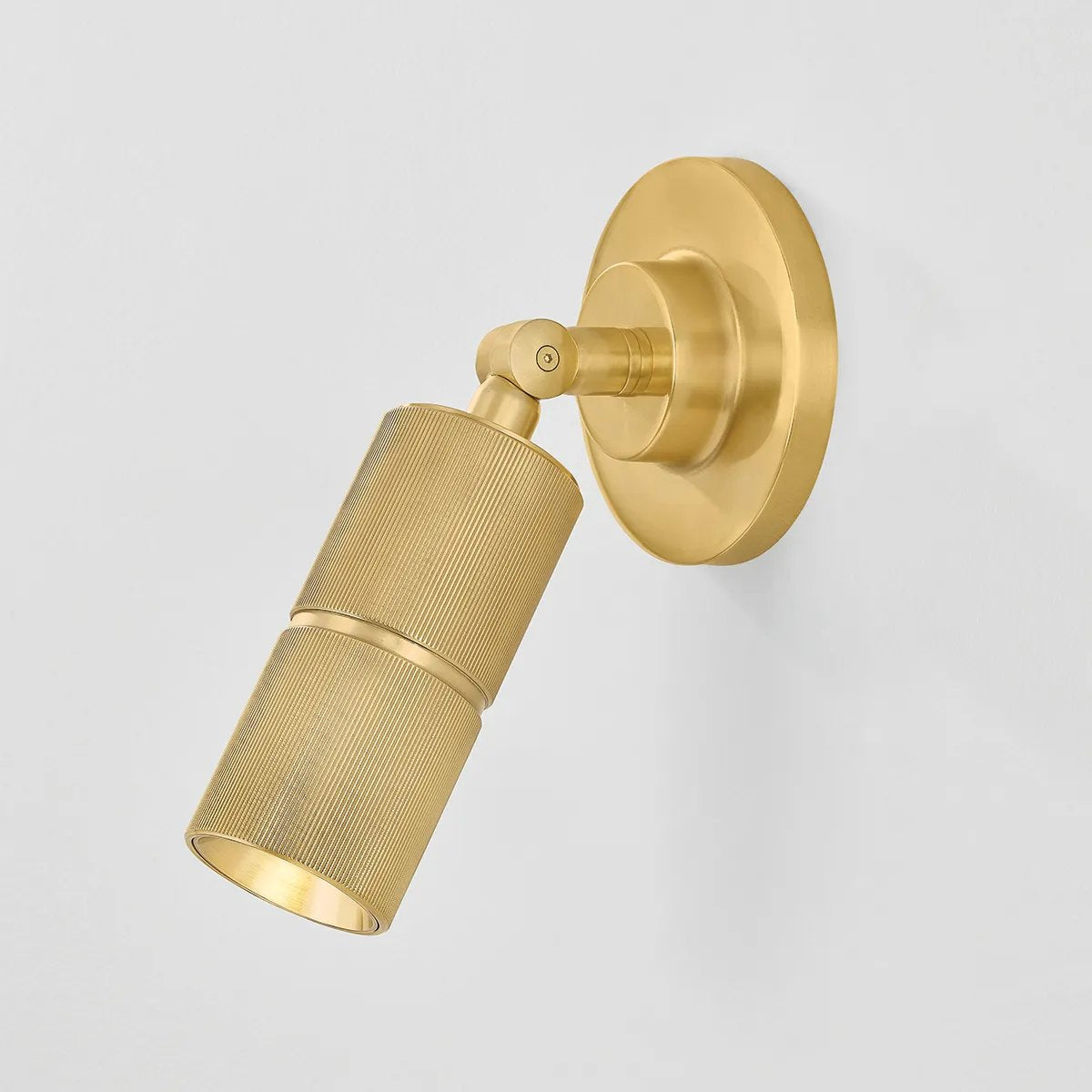 With a circular backplate, mechanical hinge, and stylish knurling details, Truett stands out as a polished lighting essential. It features CSL’s 2” diameter cylinder technology, making it perfect for spaces needing directional wall-mounted lighting. Amethyst Home provides interior design, new home construction design consulting, vintage area rugs, and lighting in the Monterey metro area.