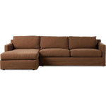 Hampton Antwerp Cafe 2-Piece Left Chaise Slipcover Sectional  Four Hands