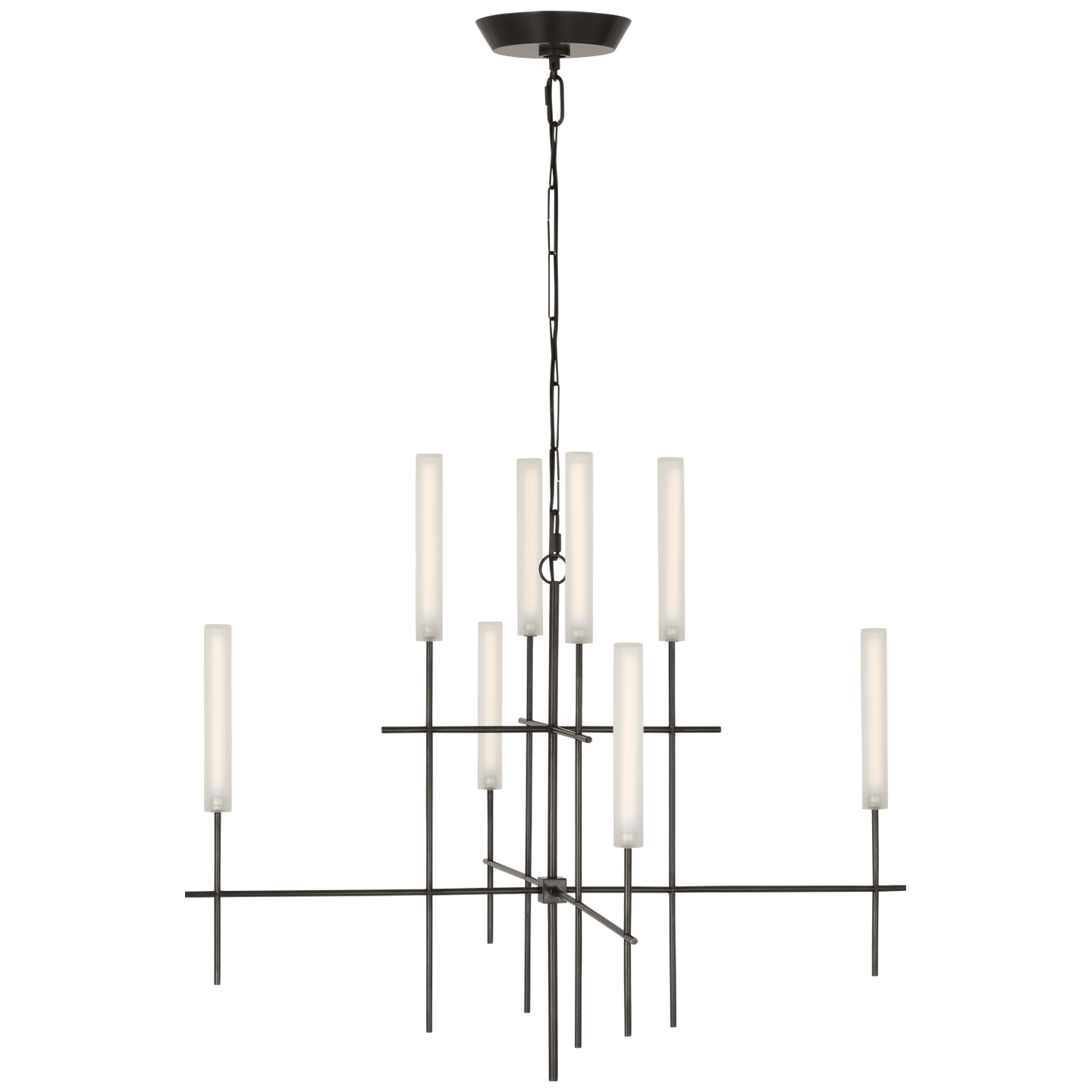 Featuring Fay 32" Chandelier by Visual Comfort at Amethyst Home. Experience the elegance of our Fay Chandelier. Made with precision and fine craftsmanship, this chandelier will elevate any room with its stunning design. Perfect for creating a sophisticated and luxurious atmosphere.
Overall Dimensions: 32" L x 32" W x 27.25" HWeight: 14 lbs..  Amethyst Home provides interior design, new home construction design consulting, vintage area rugs, and lighting in the San Diego metro area.
