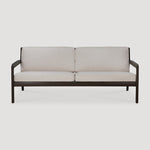 Featuring Jack Ivory Mahogany Dark Brown Sofa by Ethnicraft at Amethyst Home. Alluring from every angle, luxuriant shapes and curves form the basis of the Jack collection. This sofa's clean lines are inspired by Scandinavian modernism, reinforcing a classic, vintage, feel that can be passed on to generations ahead.Weight : 88 lb Dimensions: 34.5 in W x 73 in L x 29.5 in HBackrest . Amethyst Home provides interior design, new construction, custom furniture, and area rugs in the Charlotte metro area