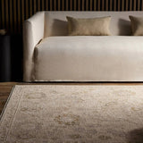 Featuring Alara Rug by Jaipur Living at Amethyst Home. Elegant and classic, the Alara design presents a largely sought-after Oushak-inspired pattern in a durable, powerloomed construction. The beautiful blue and gray oriental pattern effortlessly elevates any medium-traffic indoor setting. Space-dyed polyester introduces subtle, intriguing color variation, wh. Amethyst Home provides interior design, new home construction design consulting, vintage area rugs, and lighting in the Houston metro area.