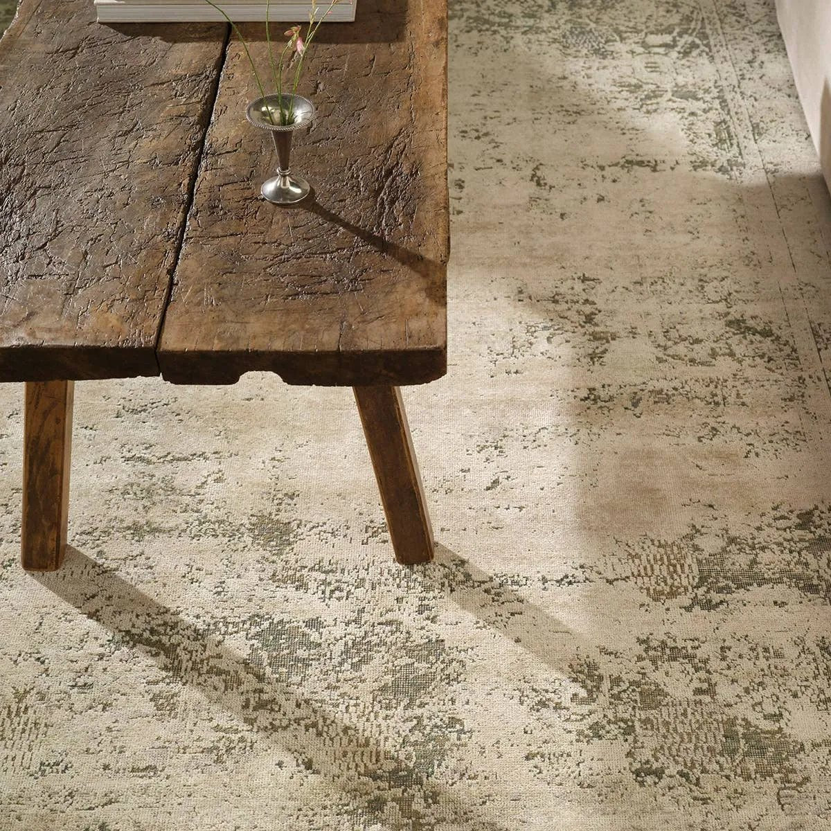 Featuring Alexandria Hand-Knotted Rug by Jaipur Living at Amethyst Home. Deeply rooted in artisanal craftsmanship and traditions, the Nitara Alexandria is a hand-knotted feat. A soft wool-and-silk blend is enhanced with an oxidized process to create a lustrous, distressed finish that amplifies its vintage appeal. Featuring a plush, high-low pile, the Alexa. Amethyst Home provides interior design, new home construction design consulting, vintage area rugs, and lighting in the Des Moines metro area.