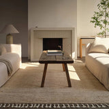 Featuring Alpine Oatmeal Hand-Knotted Rug by Jaipur Living at Amethyst Home. Drawing inspiration from Moroccan textiles, Alpine showcases the beauty in simplicity. Durable wool is hand-knotted onto a cotton foundation to create this high-piled accent piece. Its warm, solid tan design is finished with braided fringe trims for a touch of boho charm. Alpine ins. Amethyst Home provides interior design, new home construction design consulting, vintage area rugs, and lighting in the Monterey metro area.