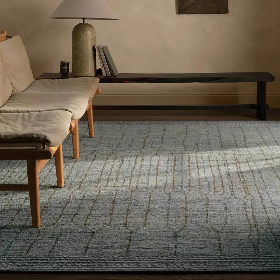 Featuring Atalaya Hand-Knotted Rug by Jaipur Living at Amethyst Home. With its understated adventurous spirit, the Kazben Atalaya whispers luxury. A tribute to the collective decades of quality rug-making, it’s an investment for today and tomorrow. The Atalaya design speaks to the artistry of finely made rugs, with a gentle, low-ribbed pile that feels sultry a. Amethyst Home provides interior design, new home construction design consulting, vintage area rugs, and lighting in the Dallas metro area.