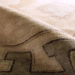 Featuring Azzurro Hand-Knotted Rug by Jaipur Living at Amethyst Home. Classic in pattern, modern in palette—the Azzurro rug offers the best of both worlds. A light green medallion motif unfolds across a soft cream backdrop, balancing timeless elegance with contemporary sensibility. Hand-carded wool lends a rich, organic texture—an ideal foundation for m. Amethyst Home provides interior design, new home construction design consulting, vintage area rugs, and lighting in the Newport Beach metro area.