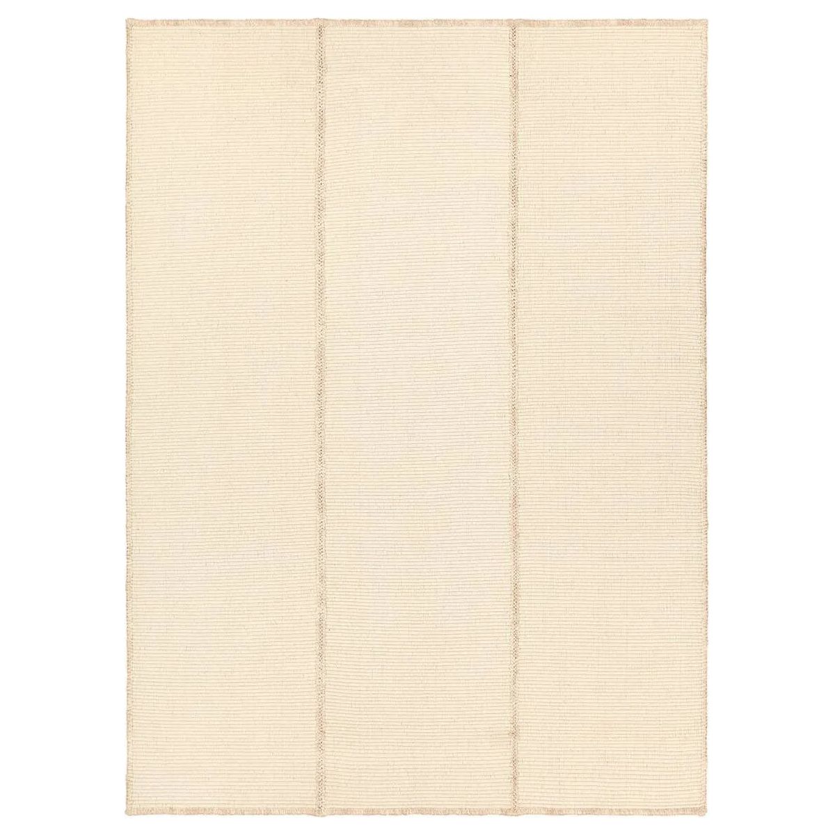 Featuring Bayana Rug by Jaipur Living at Amethyst Home. Authentic craftsmanship takes center stage with the Yatra Bayana. Handcrafted with meticulous care, this piece is sewn together in distinct channels, emulating the traditional techniques used by nomadic weavers with looms. Its solid white shade and unique design elements create a contemporary aesthetic tha. Amethyst Home provides interior design, new home construction design consulting, vintage area rugs, and lighting in the Tampa metro area.