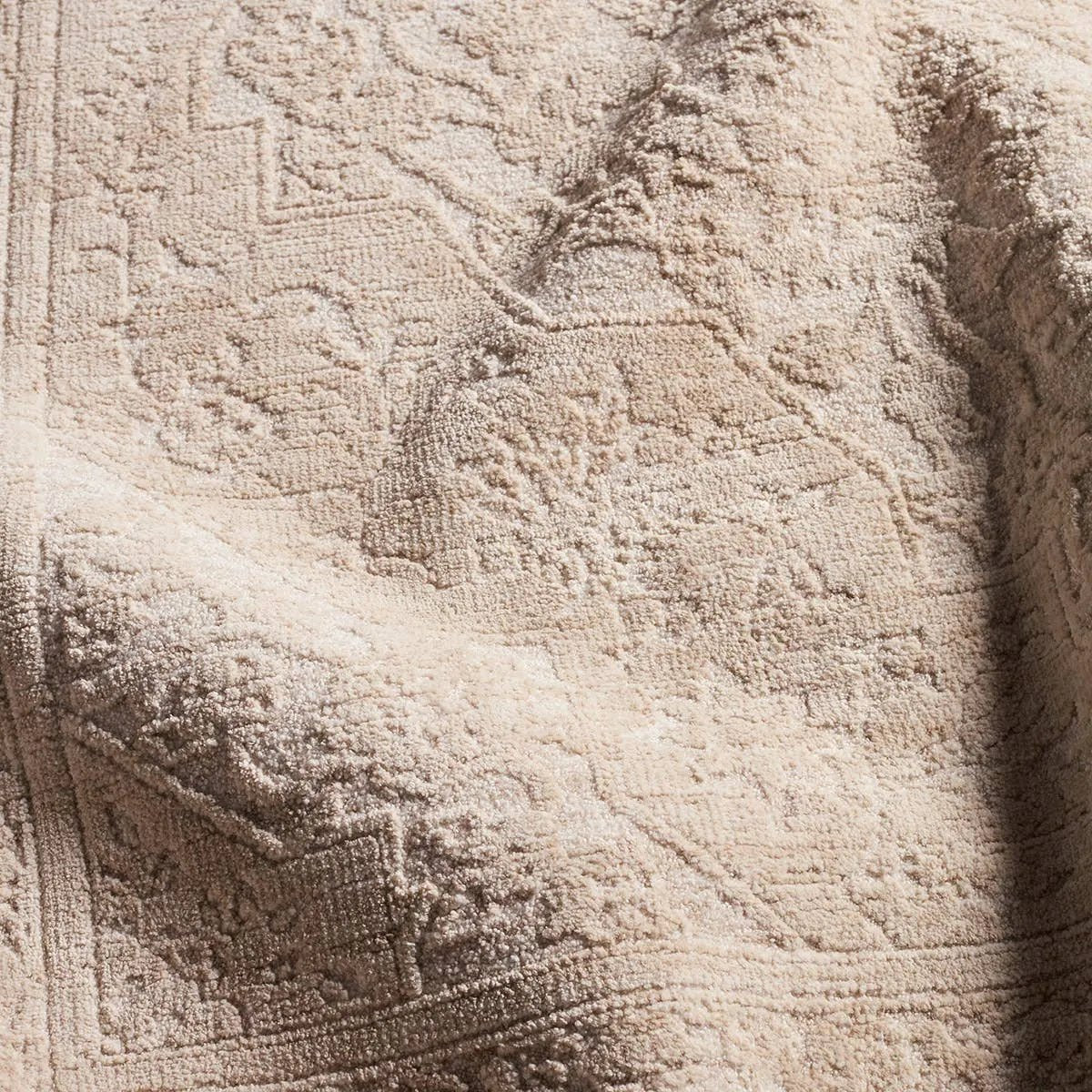 Featuring Beyza Rug by Jaipur Living at Amethyst Home. Timeless charm meets contemporary practicality. Crafted from space-dyed polyester, the Serenita Beyza is tailored for indoor spaces that require both simplicity and durability. Its tonal palette of yellow and tan hues is carefully cross-woven for a natural, abrash effect.Power Loomed100% PolyesterSRE01 Ser. Amethyst Home provides interior design, new home construction design consulting, vintage area rugs, and lighting in the Boston metro area.