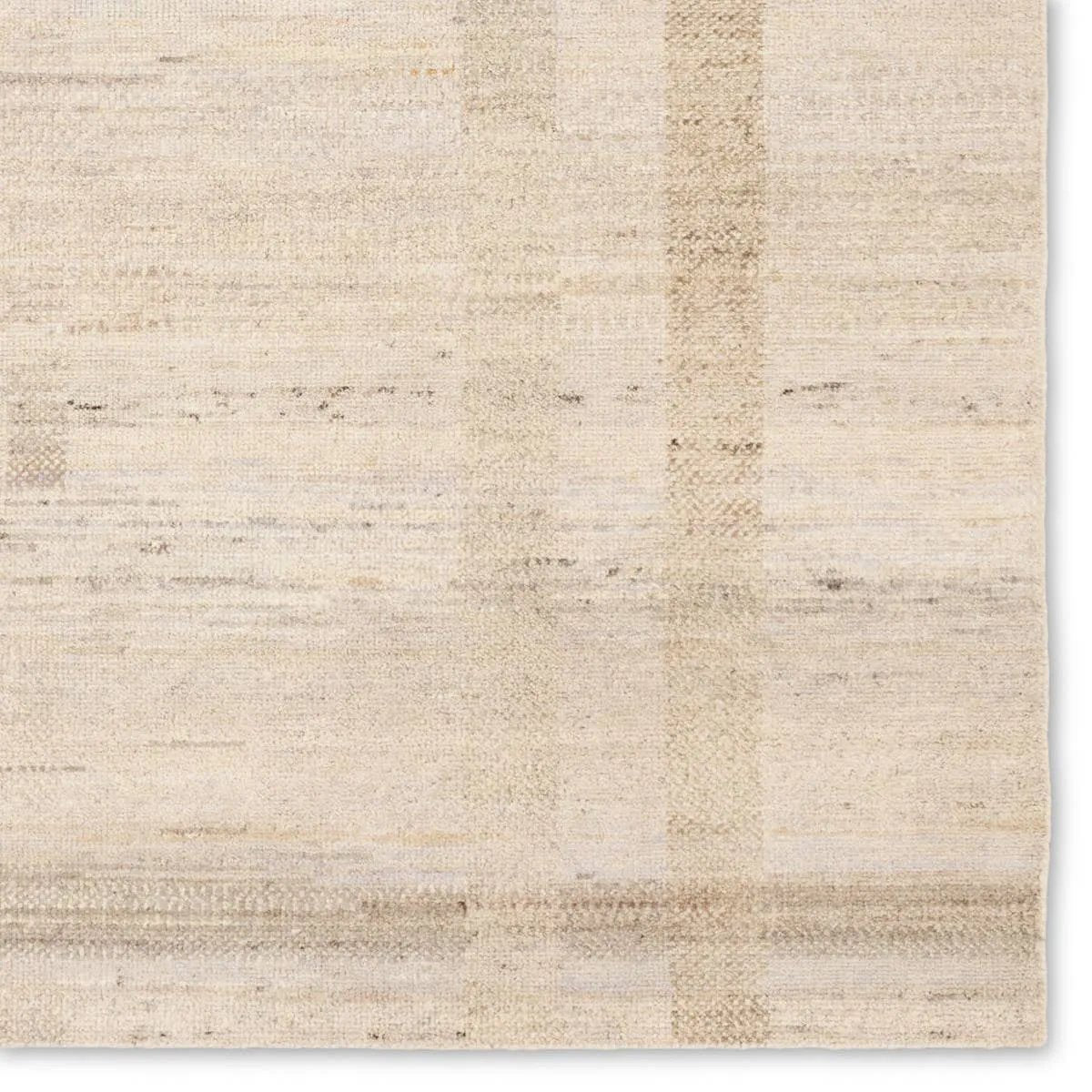 Featuring Centenary Digon Hand-Knotted Rug by Jaipur Living at Amethyst Home. Giving homage to the long lifespan of this handmade masterpiece, the Centenary Digon provides heirloom quality for generations to come.  With a spectrum of taupe modern plaid stripes, the Digon rug is 100% wool and made for optimum durability.Hand Knotted100% WoolCEN02 Centenary Digo. Amethyst Home provides interior design, new home construction design consulting, vintage area rugs, and lighting in the Dallas metro area.