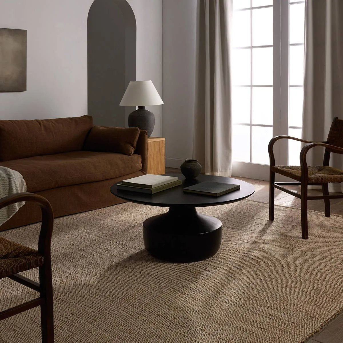 Featuring Ketra Solous Rug by Jaipur Living at Amethyst Home. This natural fiber blend gives way to an organic look and feel to a space.  Hand loomed by artisans in India, the Ketra Solous demonstrates woven and braided techniques from the sustainable sources of jute and cotton that give way to incredibly rich texture.Handwoven70% Jute 30% CottonKET02 Ketra . Amethyst Home provides interior design, new home construction design consulting, vintage area rugs, and lighting in the Portland metro area.