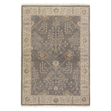 Featuring Liberty Reagan Hand-Knotted Rug by Jaipur Living at Amethyst Home. Inspired by traditional Oushak textiles, this elegant hand-knotted wool rug offers a timeless aesthetic to modern homes. A fresh and muted gray color palette lightens spaces, while the intricate floral pattern and border detail embraces a classic look.Hand Knotted100% WoolLIB02 Li. Amethyst Home provides interior design, new home construction design consulting, vintage area rugs, and lighting in the Scottsdale metro area.