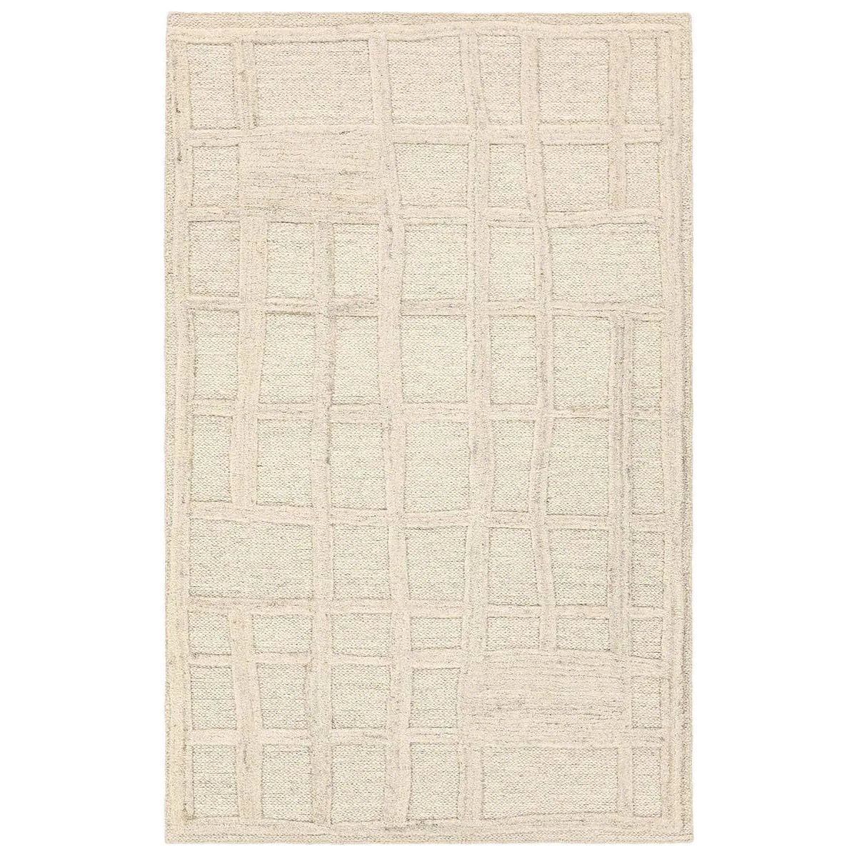 Featuring Lustrous Rug by Jaipur Living at Amethyst Home. The Lustrous design features flowing waves of 100% premium undyed wool in soft cream tones. Its high-low texture creates movement, adding an earthy, elemental ease to any modern space. Crafted with care to mimic a soumak weave, this rug offers timeless elegance and a soft, tactile feel.Hand Tuft. Amethyst Home provides interior design, new home construction design consulting, vintage area rugs, and lighting in the Salt Lake City metro area.