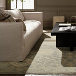 Featuring Maeli Hand-Knotted Rug by Jaipur Living at Amethyst Home. The latest offering in our best selling Rhapsody Maeli features heirloom-quality designs of stunningly abrashed Old World patterns. These traditional patterns meet modern design elements in the Maeli. A treat for the senses, this hand knotted rug features a conventional floral design and. Amethyst Home provides interior design, new home construction design consulting, vintage area rugs, and lighting in the Laguna Beach metro area.