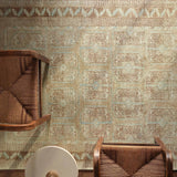Featuring Magnus Rug by Jaipur Living at Amethyst Home. The Magnus design features a traditional pattern of small medallions set against a warm tan and beige backdrop, highlighted by subtle blue accents. Its vintage, distressed finish adds character and charm, making it feel like a treasured heirloom from the very first step.Hand Tufted100% PET YarnCSN02 Cas. Amethyst Home provides interior design, new home construction design consulting, vintage area rugs, and lighting in the Monterey metro area.