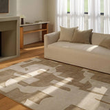 Featuring Noverre Rug by Jaipur Living at Amethyst Home. The hand-tufted Anthem Noverre makes a bold statement with contemporary aesthetics and modern Brutalist influences. The Noverre design stands out with its striking high-low texture, plush feel, and subtle sheen that enhances its dynamic pattern. Crafted from a luxe wool and viscose blend, this rug add. Amethyst Home provides interior design, new home construction design consulting, vintage area rugs, and lighting in the Charlotte metro area.