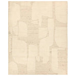 Featuring Riya Hand-Knotted Rug by Jaipur Living at Amethyst Home. The Lasden Riya redefines contemporary style with large-scale geometric patterns hand-knotted on plush wool. The Riya design offers an inviting softness underfoot, while pleasing the eyes with its neutral tones and visual interest. A textured high-low effect brings the Brutalist pattern. Amethyst Home provides interior design, new home construction design consulting, vintage area rugs, and lighting in the Salt Lake City metro area.