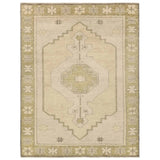 Featuring Sprig Hand-Knotted Rug by Jaipur Living at Amethyst Home. The Salinas Sprig is punctuated by vibrant hues and intricate details, bringing a bold, transitional look to any home. The hand-knotted Sprig rug expresses classic style with an intricate center medallion and surrounding border. Subtle tones of yellow and gold lend warmth and versatility, whil. Amethyst Home provides interior design, new home construction design consulting, vintage area rugs, and lighting in the Austin metro area.