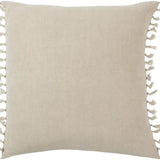 Featuring Jemina Feather Gray Pillow by Jaipur Living at Amethyst Home. The Jemina Feather Gray Pillow boasts an assortment of relaxed linen designs with rustic-style knotted tassels lining the sides. The comfortable Majere throw pillow delights with an on-trend gray hue and subtle bohemian vibe that perfectly accents sofas, chairs, and beds alike. This casual yet sophisticated pillow thri. Amethyst Home provides interior design services, furniture, rugs, and lighting in the KansasCity metro area.