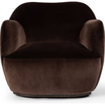 Julius Surrey Cocoa Swivel Chair  Four Hands