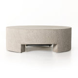 Featuring Everett Matte Stone Outdoor Coffee Table by Four Hands at Amethyst Home. A textured, white concrete coffee table perfect for modern and wabi sabi style.  The table has a matte texture and is perfect for indoors or outdoors.Overall Dimensions: 48.00"w x 48.00"d x 16.25"hWeight : 277.78 lbsMaterials : Concrete. Amethyst Home provides interior design, new construction, custom furniture, and area rugs in the Des Moines metro area