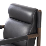 Featuring Levi Bosa Black Desk Chair by Four Hands at Amethyst Home. An Amethyst fave -- the Levi Black Leather Desk Chair is modern yet inviting.  Gorgeous black leather with a sleek side profile, this desk chair will elevate your office.
Overall Dimensions: 22.00"w x 27.00"d x 34.00"hWeight : 41.89 lbsMaterials : Top Grain Leather, Aluminum, Solid Ash. Amethyst Home provides interior design, new construction, custom furniture, and area rugs in the Miami metro area