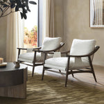 Featuring Kimmery Omari Natural Chair by Four Hands at Amethyst Home. Made with a thick-weave high-performance fabric, a sling-style chair features feather- and fiber-blend cushions for comfort, with clean boxing detailing. Between tapered oak legs, stretchers shape a slight arch, for an intriguing design detail. Performance fabrics are specially created to withstand spills, sta. Amethyst Home provides interior design, new construction, custom furniture, and area rugs in the Kansas City metro area