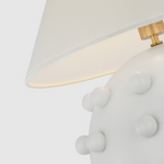 Featuring Linden Plaster White Medium Orb Table Lamp by Visual Comfort at Amethyst Home. The Linden is an exploration of bold forms in a simple palette of rich metallic accents, with white and black. Modern and sophisticated curved lines and spherical silhouettes contrast with straight edges to lend interiors a contemporary Kelly Wearstler accent.
Overall Dimensions: 21" L x 21" W. Amethyst Home provides interior design, new construction, custom furniture, and area rugs in the Charlotte metro area