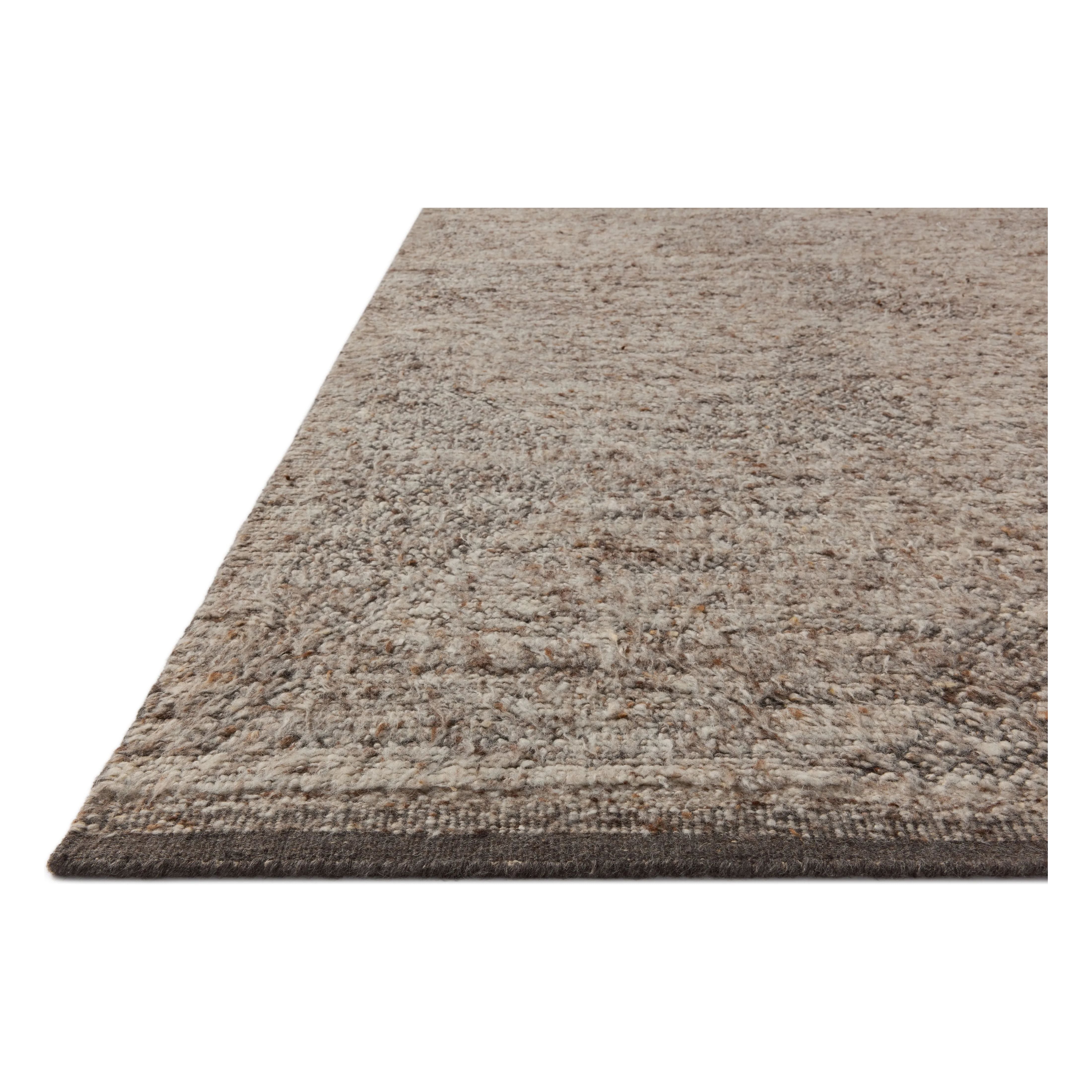 Featuring Amber Lewis x Loloi Suki Graphite / Bark Rug by Loloi at Amethyst Home. The Suki Collection by Amber Lewis x Loloi is an irresistibly plush area rug inspired by traditional Moroccan designs. Subtle linear patterns add depth to the sink-your-feet-in pile, while the edges reveal the rugs base pile for a sophisticated finishing touch. The Suki Coll. Amethyst Home provides interior design, new home construction design consulting, vintage area rugs, and lighting in the Los Angeles metro area.