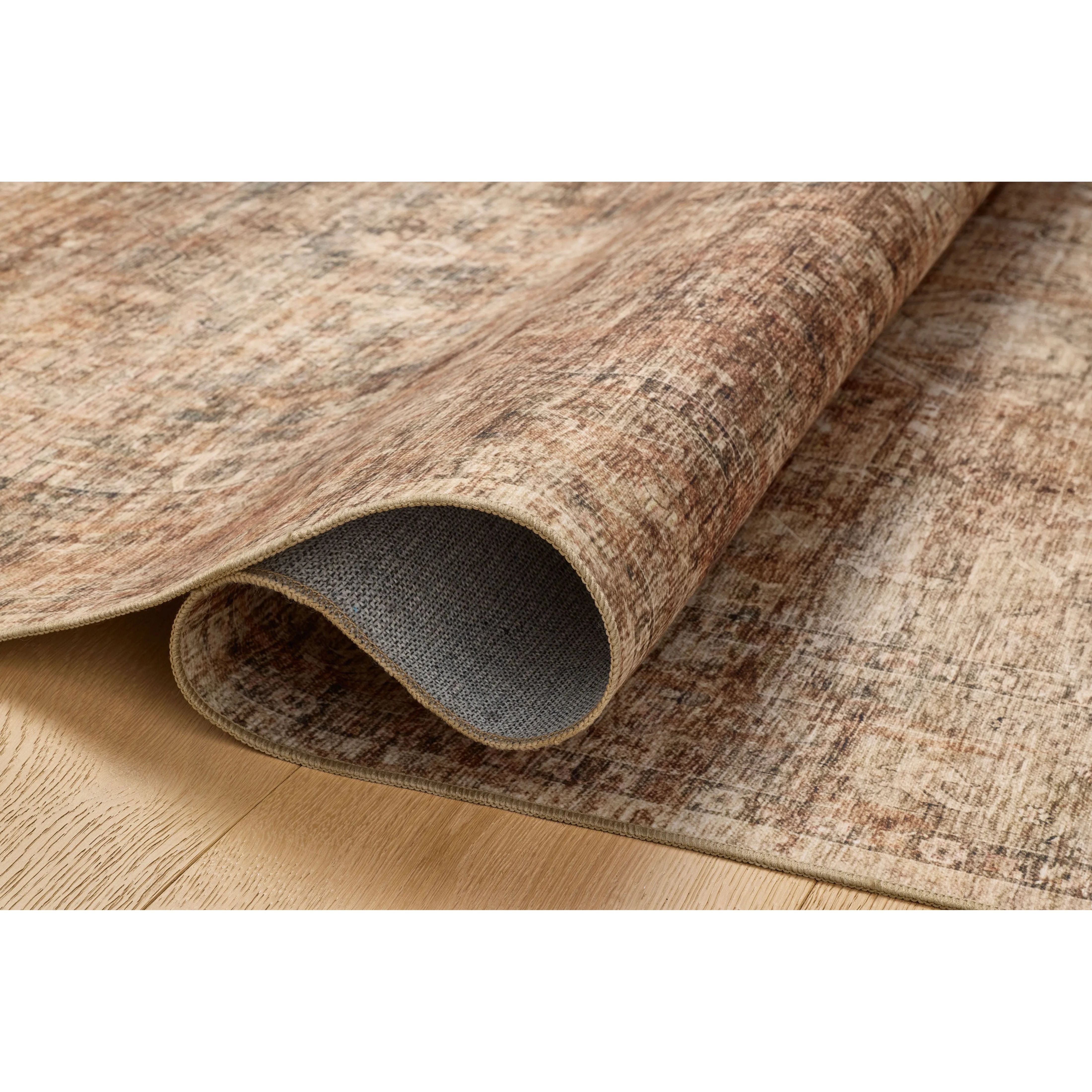 Featuring Anniston Machine Washable Clay / Charcoal Rug by Loloi at Amethyst Home. The Anniston Collection is a washable rug with traditional motifs in beautifully saturated and distressed tones. This durable area rug is power-loomed of polyester in China and designed for the busiest rooms of the home - living rooms, bedrooms, kitchens, hallways, and more. It. Amethyst Home provides interior design, new home construction design consulting, vintage area rugs, and lighting in the Houston metro area.