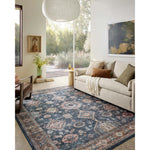 Featuring Anniston Machine Washable Denim / Sunset Rug by Loloi at Amethyst Home. The Anniston Collection is a washable rug with traditional motifs in beautifully saturated and distressed tones. This durable area rug is power-loomed of polyester in China and designed for the busiest rooms of the home—living rooms, bedrooms, kitchens, hallways, and more. It can . Amethyst Home provides interior design, new home construction design consulting, vintage area rugs, and lighting in the Omaha metro area.
